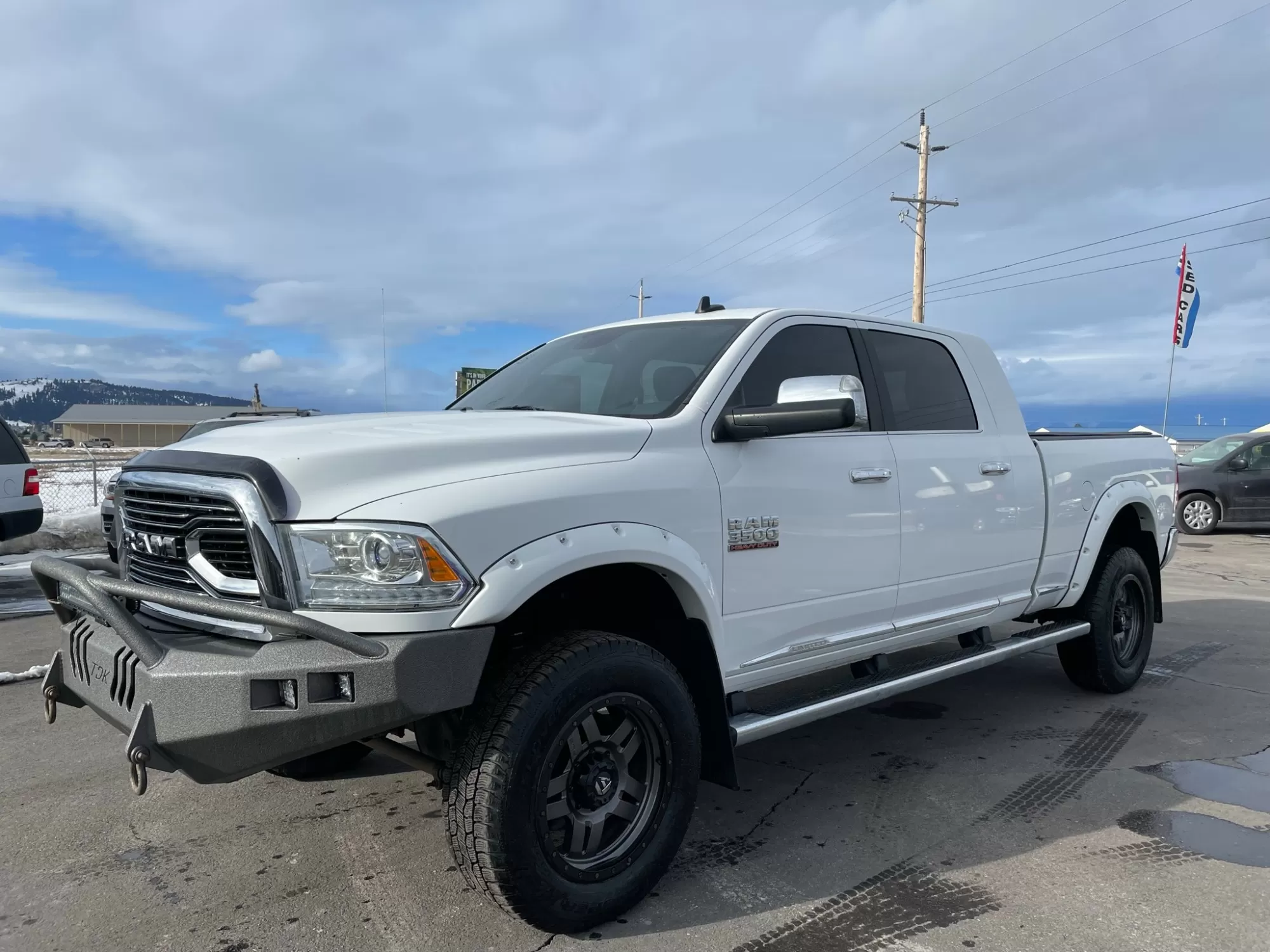 2017 RAM 3500 DIESEL Limited  2017 RAM 3500 DIESEL Limited 4X4 Lifted w/ Wheels & Tires 89K Miles $56,900 Executive Auto Sales, Inc. 406-752-1138 www.usedcarskalispell.com